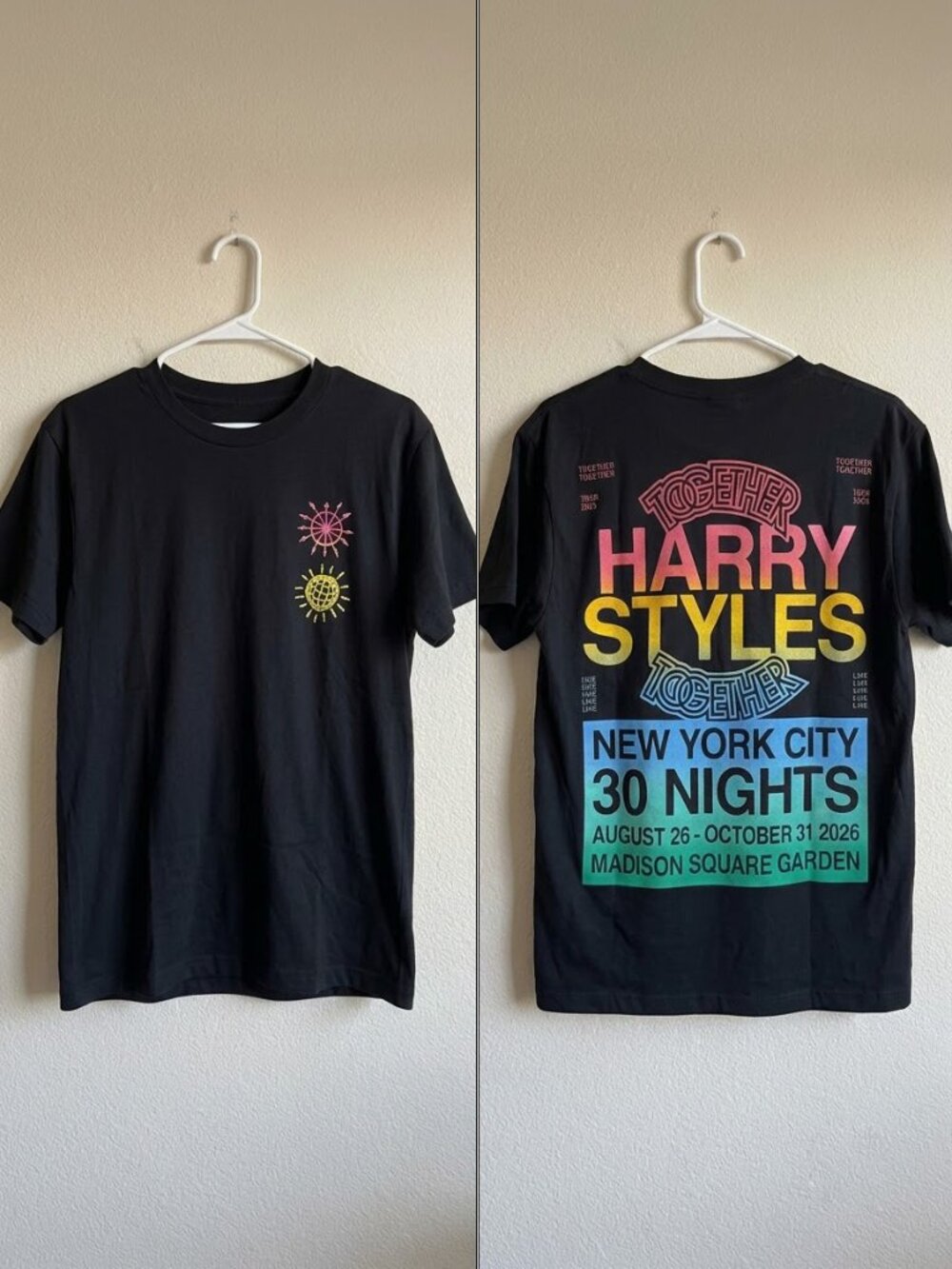 REPRINT - Harry Styles Together Together New York City Pop Up T-shirt